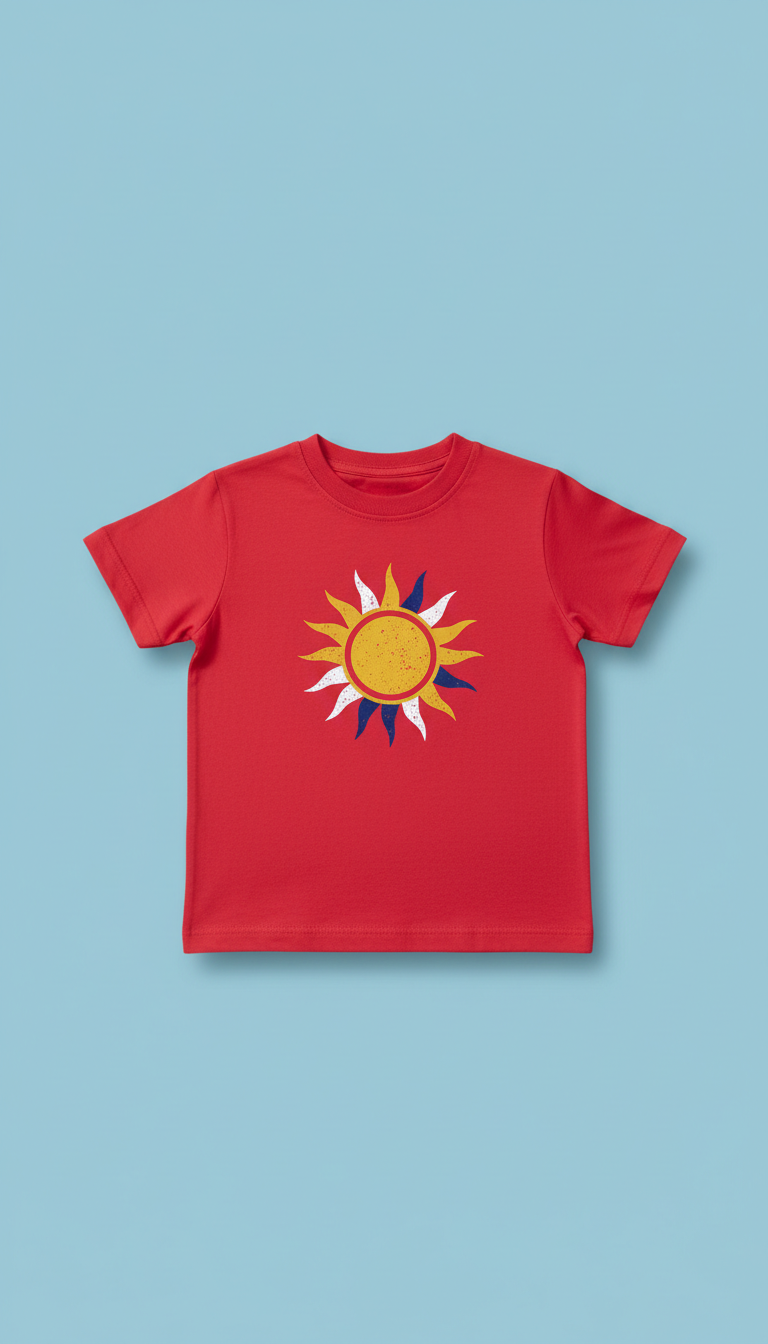 Punch red graphic tee