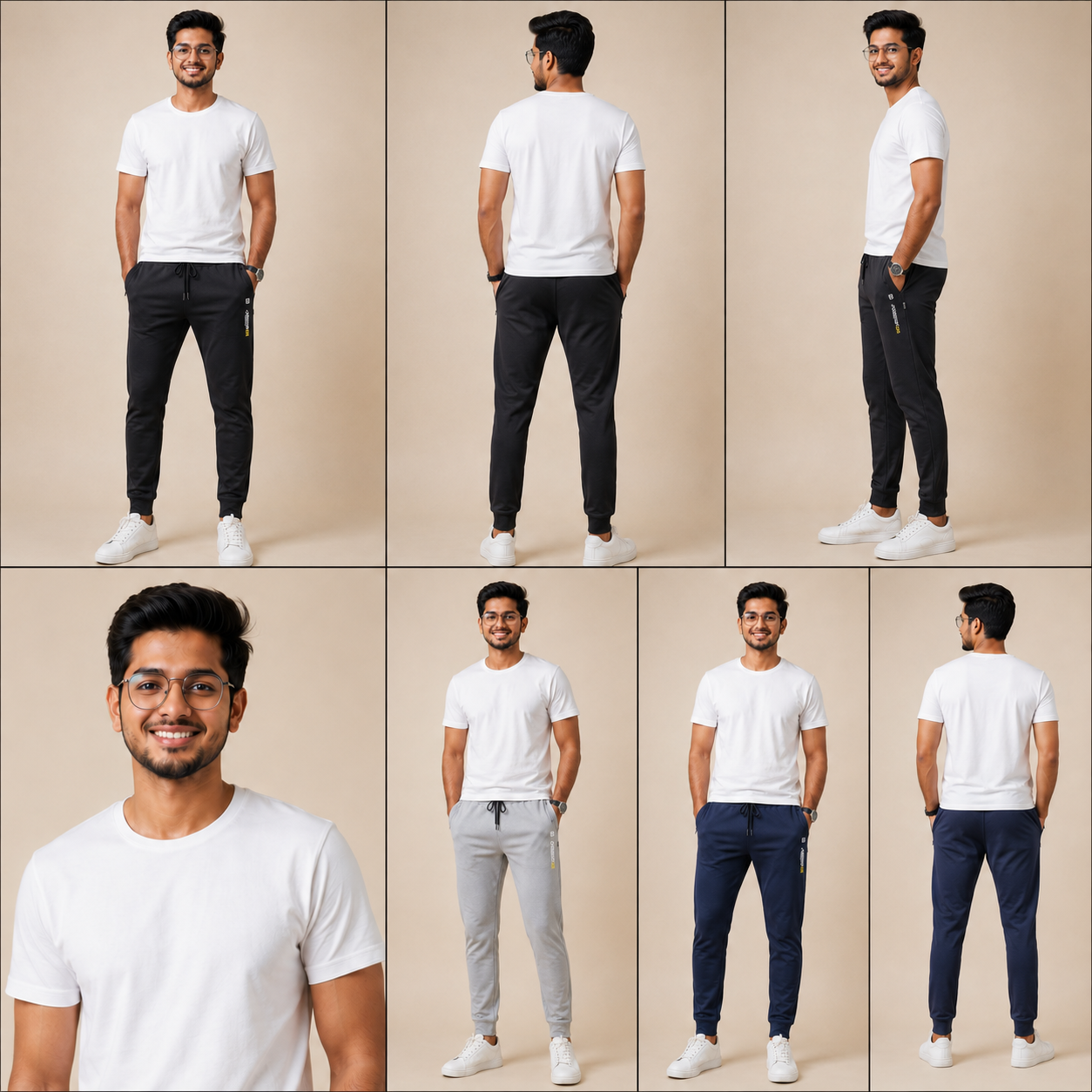 Premium Daily Wear Joggers | Soft & Stretchable Fabric | 2-Pack @ ₹699
